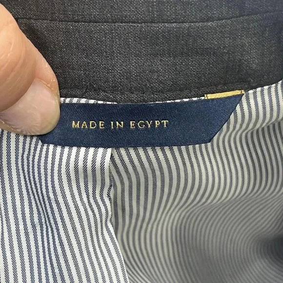 Brooks Brothers Regent Fit Two Button Gray Wool Blend Blazer Sport Coat 46R - Picture 12 of 16